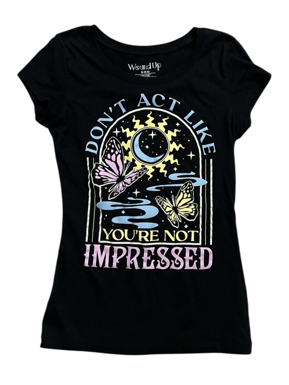 Juniors Graphic Tee “Don’t Act Like You’re Not Impressed”